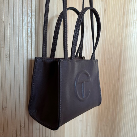 Telfar small chocolate shopping bag - Picture 3 of 7